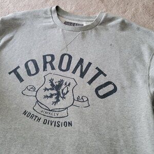 New Toronto Old Navy Crewneck Sweatshirt Gray NWOT XXL